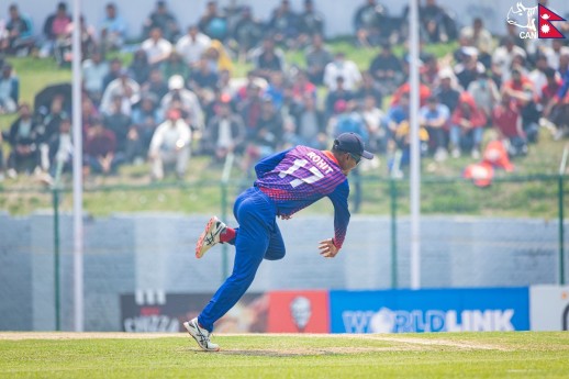 नेपालसँग पाकिस्तान : १७ ओभर, ७८ रन ,२ विकेट